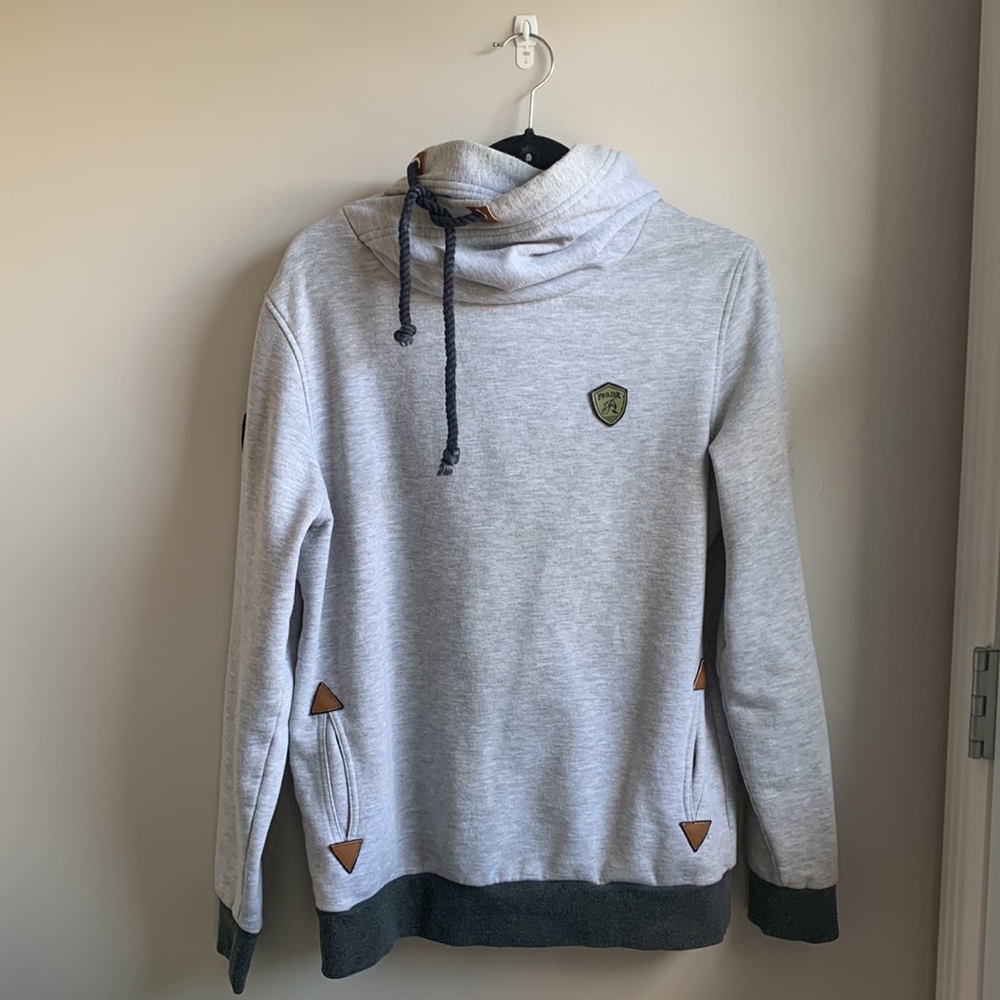 ✨PROJEKRAW GREY SWEATER HOODIE SIZE M